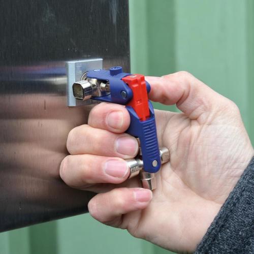 Knipex Universal Key JointKey Quadro for all Standard Shut-off Systems 63mm 00 11 06 V04